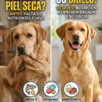 pelo apagado y piel seca en perros